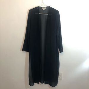 Top Season Embroidered Sheer Long Sleeve Jacket